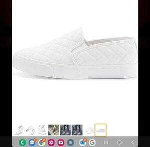 JENN ARDOR Women's Slip On Sneakers Fashion Flats Shoes Comfortable Casual Shoes